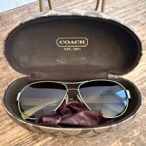 Coach Eyeglass Case with Sunglasses